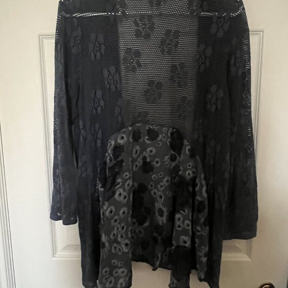 Lightweight Blue Cover Up - Picture 2 of 2